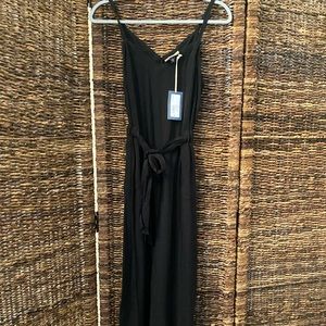 NWT Universal Thread Belted Black Sleeveless Dress XS